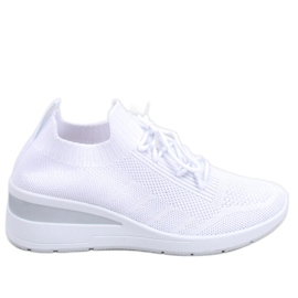 Croft White wedge sneakers hvid