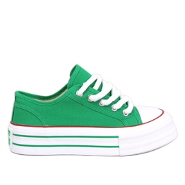 Moorel Green dobbeltsål sneakers grøn