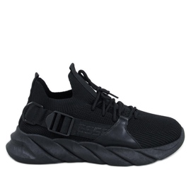 Wades sorte sokkesneakers