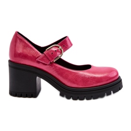 Zazoo 20166 Laklæder Pumps Fuchsia lyserød