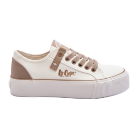 Lee Cooper LCW-24-31-2198 Sneakers i stof til kvinder, hvid