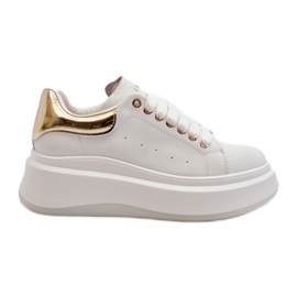 GOE Sneakers i læder til kvinder NN2N4031 Hvid