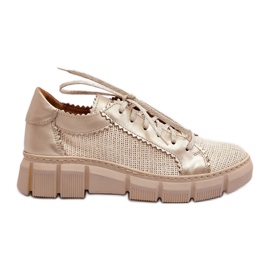 Dame lædersko Maciejka 05850-22 Lys beige