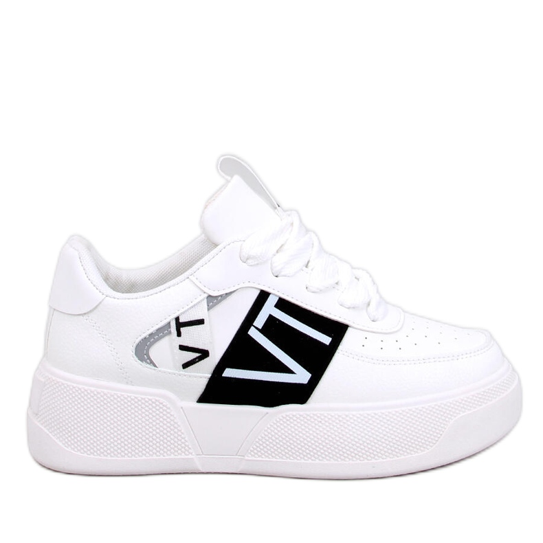 Sterry White Black platform sneakers hvid