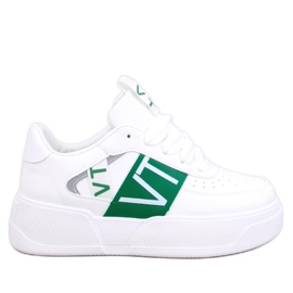 Sterry White Green platform sneakers hvid