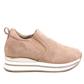 Boult Beige skjulte kilesko