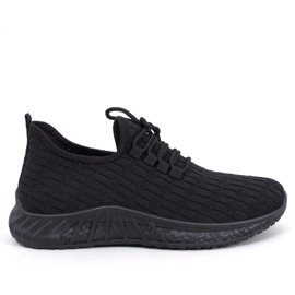 Barkes Allblack strømpesneakers sort