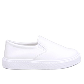 Allams Hvide slip-on sneakers