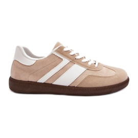 Lave sneakers til kvinder Sportssko Beige Eudiopis