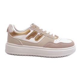 Beige Regines lave sneakers til kvinder