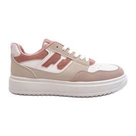 Beige Regines lave sneakers til kvinder