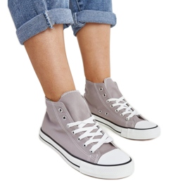 Grå Eliska high-top sneakers