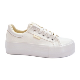 Sneakers med platform til kvinder Lee Cooper LCW-24-31-2179 Hvid