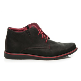 Lucca Lace-up mænds sko sort