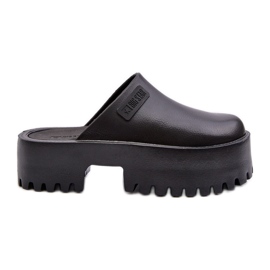 Flip-flops til kvinder med en massiv sål Big Star NN274014 Sort