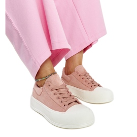 Pink Agathe platform sneakers lyserød