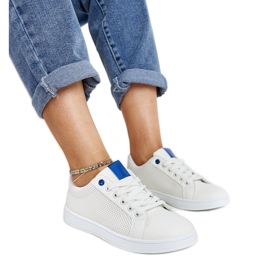 Hvide øko-læder sneakers fra Semret