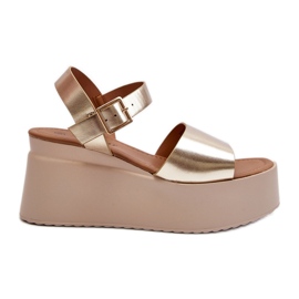 Dame guld Geferia kile sandaler gylden