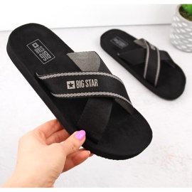 Black Big Star NN274A059 strandswimmingpool flip-flops sort