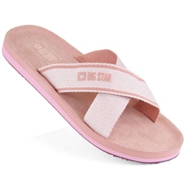 Big Star INT1988A pink flip-flops lyserød