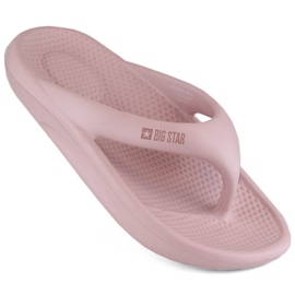 Pink flip-flops til kvinder Big Star NN274A650 lyserød