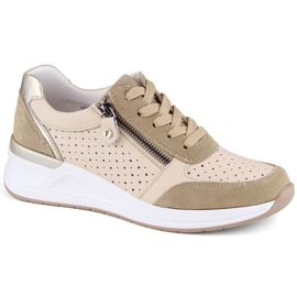 Filippo W PAW512 beige lædersko