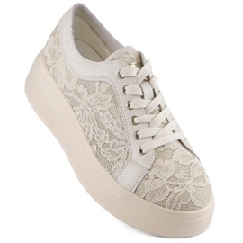 Damesko på S.Barski W platform OLI246B, beige