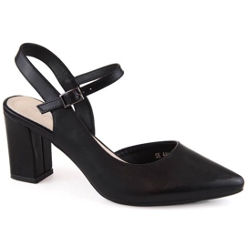 Sergio Leone W SK326B formelle sandaler, sorte