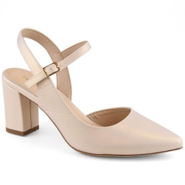 Sergio Leone W SK326C formelle sandaler, beige perle