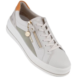 Rieker Komfortable lædersko Remonte W RKR676, beige