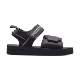 Velcro-sandaler til kvinder Big Star LL274784 Sort