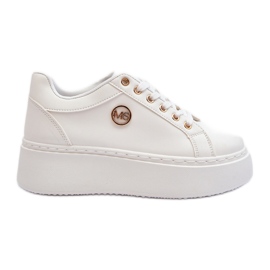 Sneakers med lav platform til kvinder Hvid Telirra