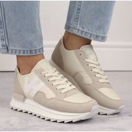 Potocki WOL214 beige platform sportssko