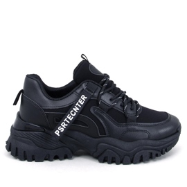 Bains Sorte wedge sneakers