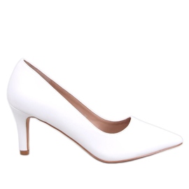 Greave White pumps med lav hæl hvid