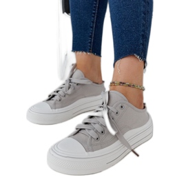 Grå Fiori platform sneakers