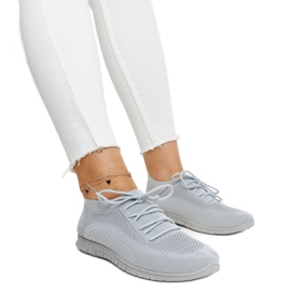 Grå sneakers i Zahira-stof