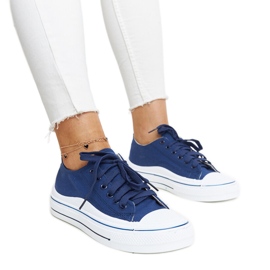 Marineblå Anbarin platform sneakers