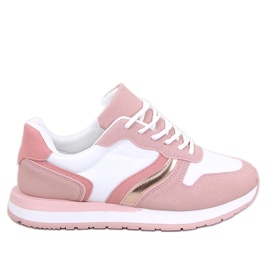 Carthy Pink damesneakers hvid