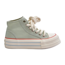 Sneakers på platform til kvinder Mint Aineri grøn