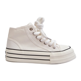 Platform Sneakers til kvinder Hvid Aineri