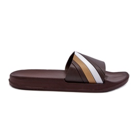 FK1 Klassiske lette brune flip-flops til mænd Bemostom