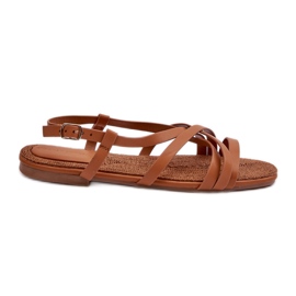Big Star flade sandaler til kvinder NN274013 Camel brun
