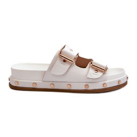 Flip-flops til kvinder på Big Star Platform NN274081 White hvid