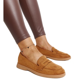 Brune Nibras loafers i ruskind