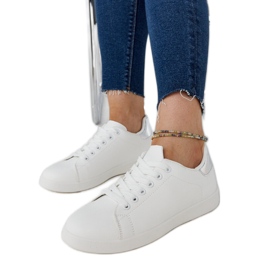 Hvide platformssneakers fra Hagosa