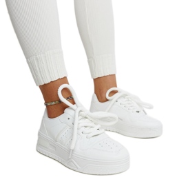 Hvide sneakers med en tyk Galit-sål
