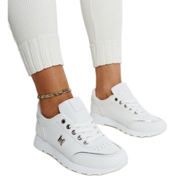 Hvide sneakers med en tyk Kincheloe-sål