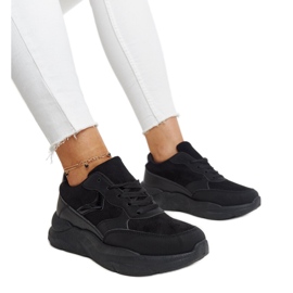 Sorte Nereida platform sneakers