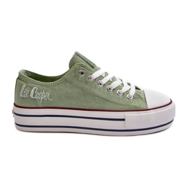 Sneakers til kvinder med tyk sål Lee Cooper LCW-24-31-2217 Grøn
